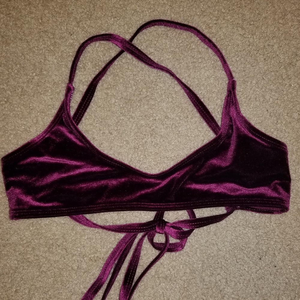 NWOT Velvet swim top only
